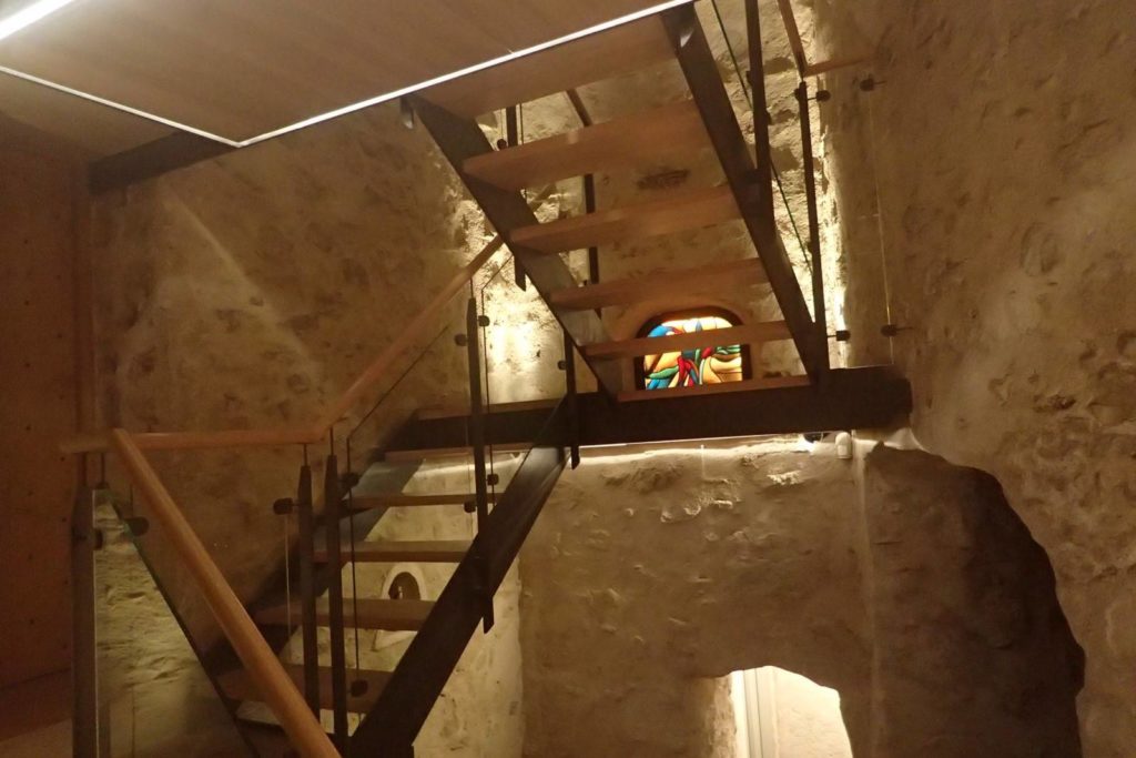 Escalier à géométrie irrégulière